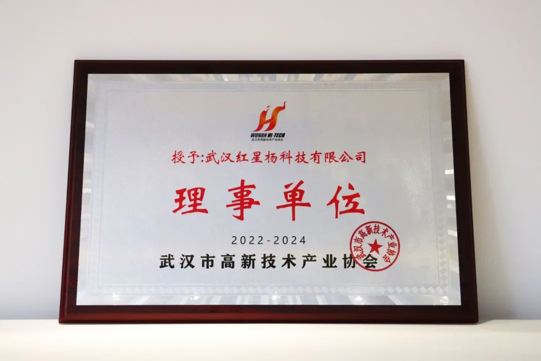 武漢市高新技術產業協會授予我司理事單位牌匾.jpg